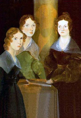 Branwell Bronte A painting of the three Bronta sisters Norge oil painting art